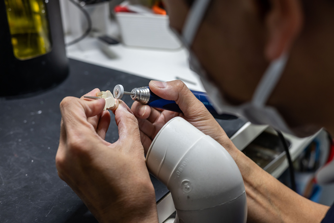 天然歯のような仕上がり